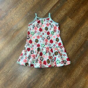 Hanna Andersson Floral Kids Dress - Red, Pink, Blue